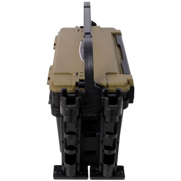 Tidoin 22.5 in. Army Green Dual-Layer Large Organizer Fishing