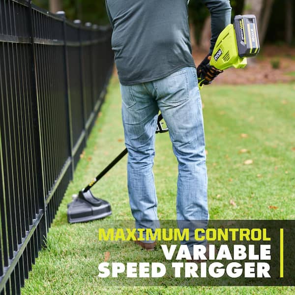 thumbnail image 2 of 40V Cordless String Trimmers Kit Lightweight Grass Trimmer & Edger 2 of 9