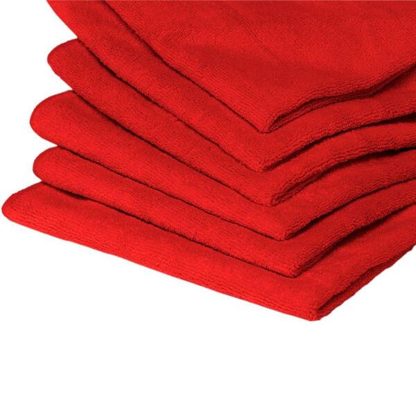 GarageMate 10 Microfiber Towels Red