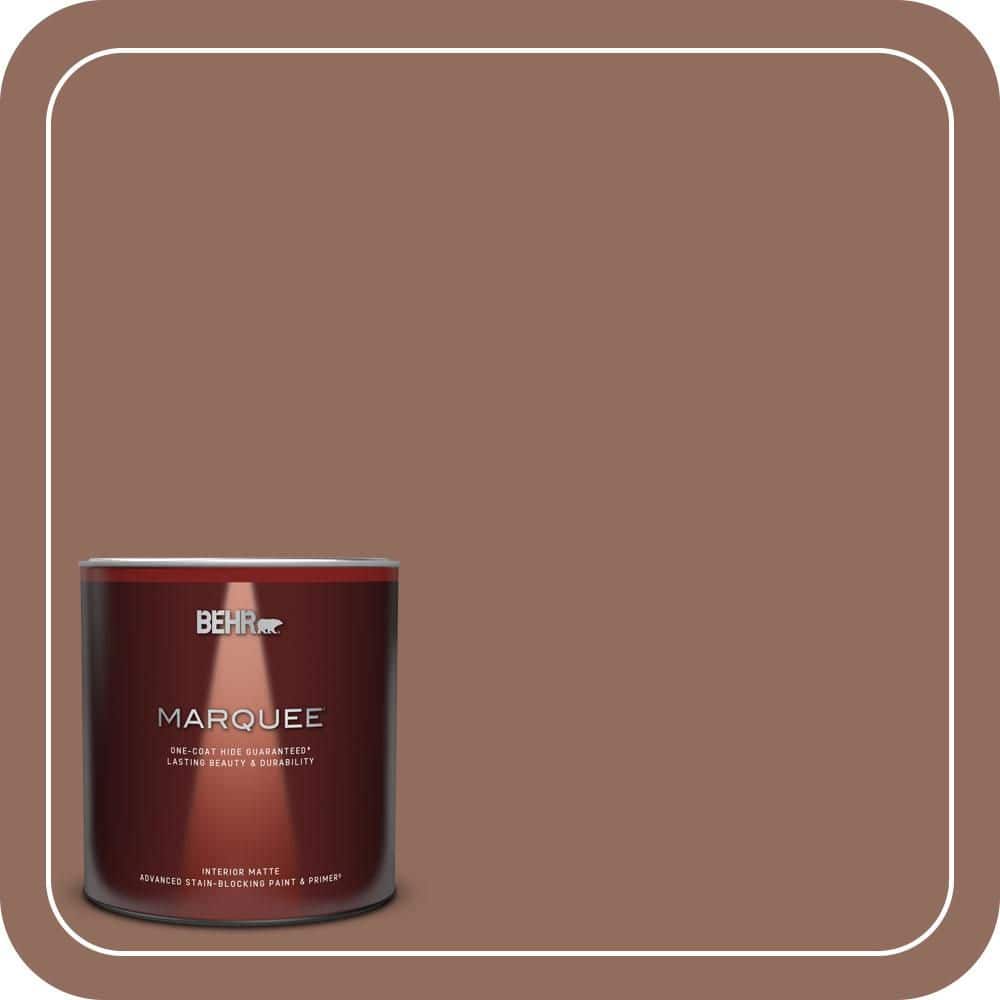 1 qt. #220F-6 Chocolate Curl Matte Interior Paint & Primer price history on PriceWatchPro