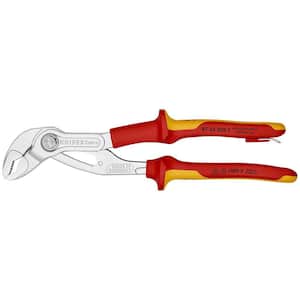 Cobra High-Tech Water Pump Pliers-1000V Insulated-Tethered Attachment, 10"