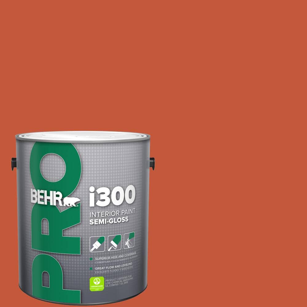 1 gal. #BIC-31 Fire Coral Semi-Gloss Interior Paint product image for price tracking