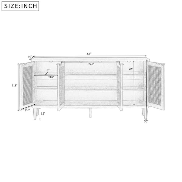 Large Storage Space Sideboard with … curated on LTK