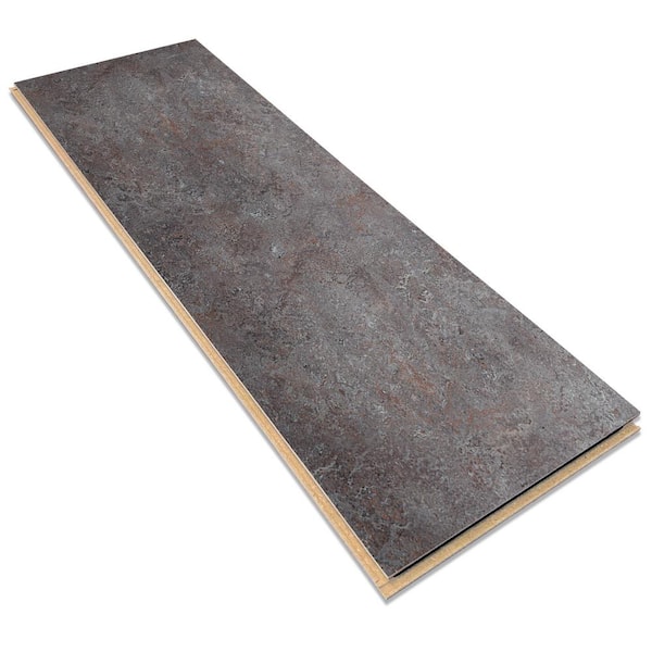 Marmoleum Cinch Loc Seal Oyster Mountain 9.8 mm T x 11.81 in. W x 35.43 in. L Laminate Flooring (20.34 sq. ft./case)