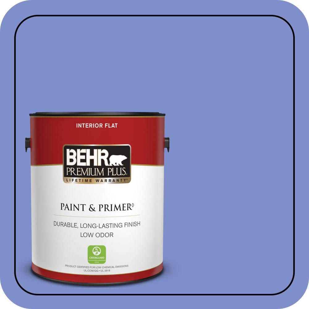 1 gal. #P540-5 Pansy Garden Flat Low Odor Interior Paint & Primer price history on PriceWatchPro