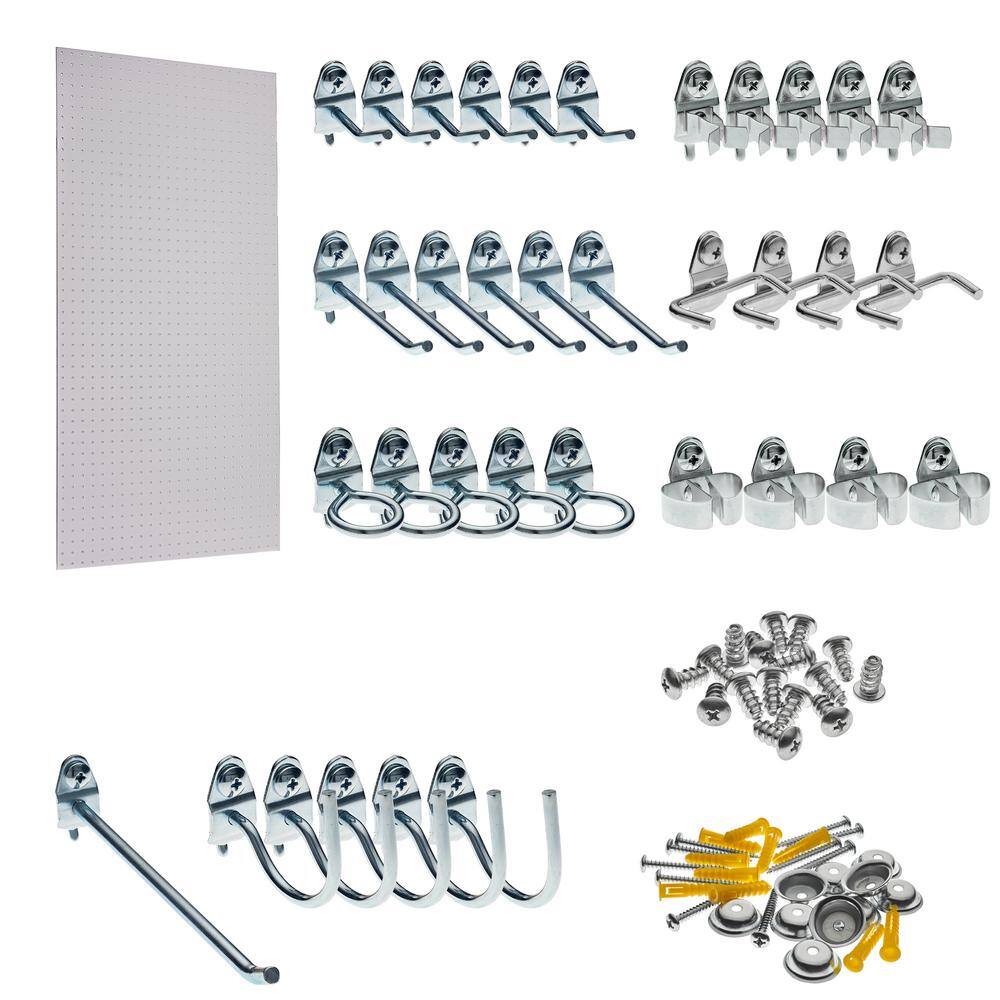 250 PACK New strong Pegboard Hooks Only Fits Our Plastic Pegboard Hooks White Peg Locks With 12 Keys