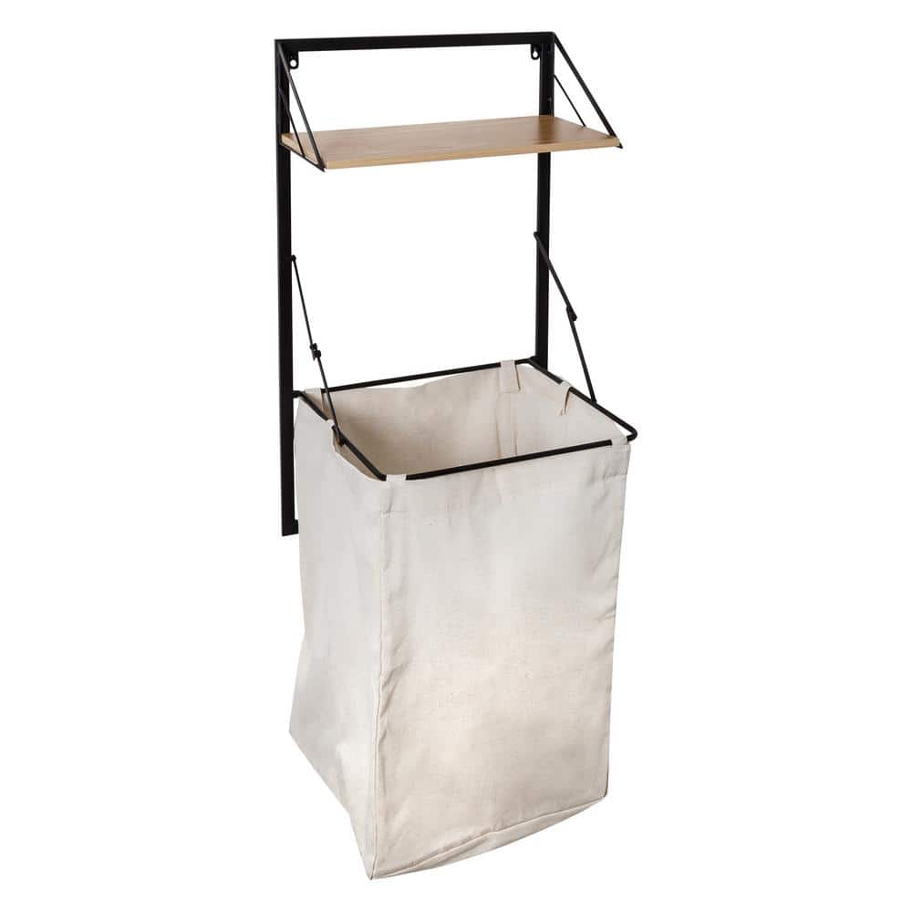 Collapsible Laundry Basket - (8 Gallon) Portable Hamper With