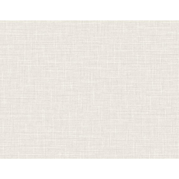 DuPont 60.75 sq. ft. Tedlar French Vanilla Grasmere Weave High Performance Vinyl Unpasted Wallpaper Roll