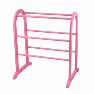 Kid's Pink Quilt Rack