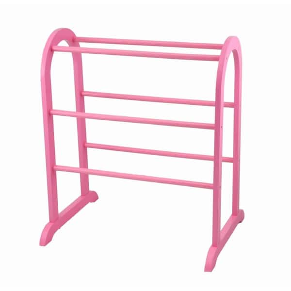 Homecraft Furniture Kid's Pink Quilt Rack