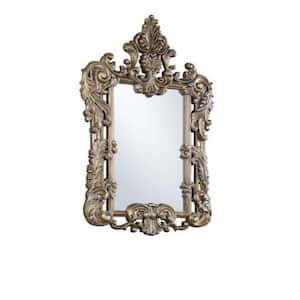 43 in. W x 60 in. H Wood Black Dresser Mirror