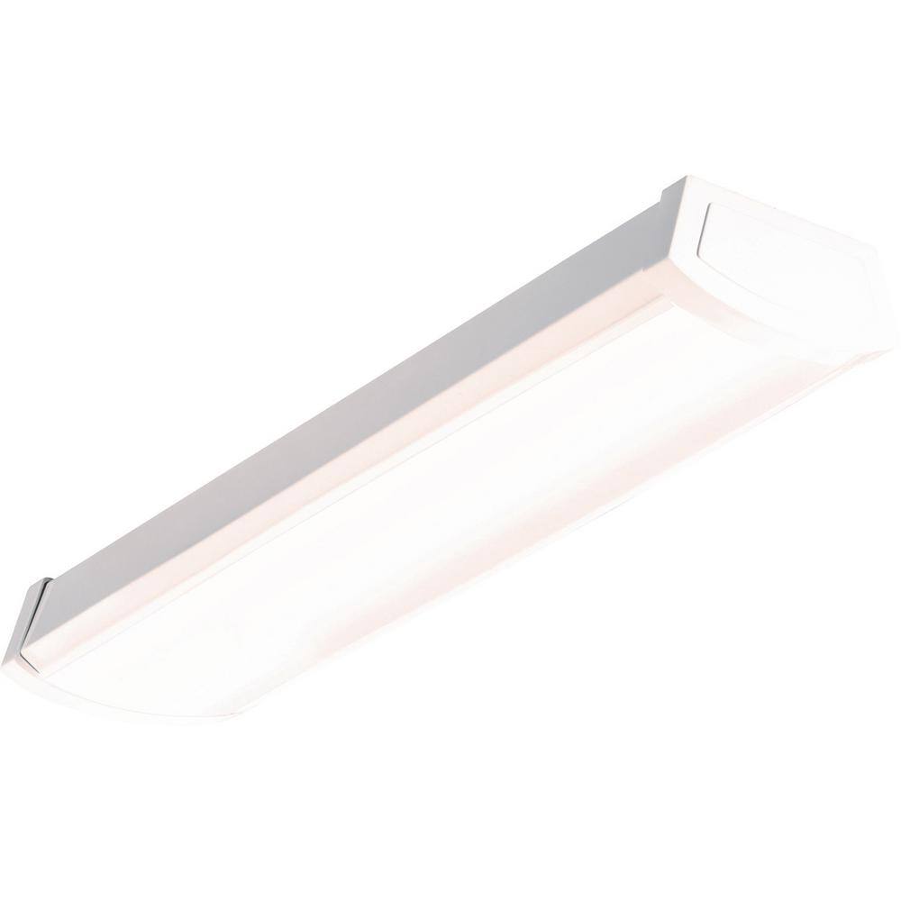 Sleek White LED Flush Mount Ceiling Light for Indoor Use
