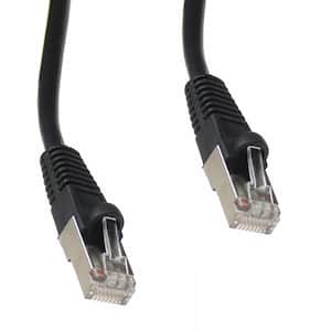 1 ft. Cat6 Snagless Shielded (STP) Network Patch Cable, Black