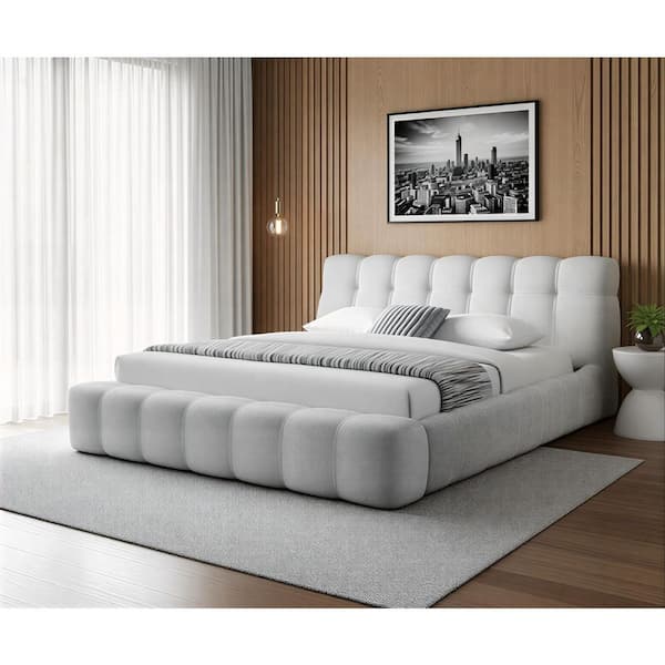 Acme Furniture Scout Gray Wood Frame Queen Platform Bed HDBD05862Q