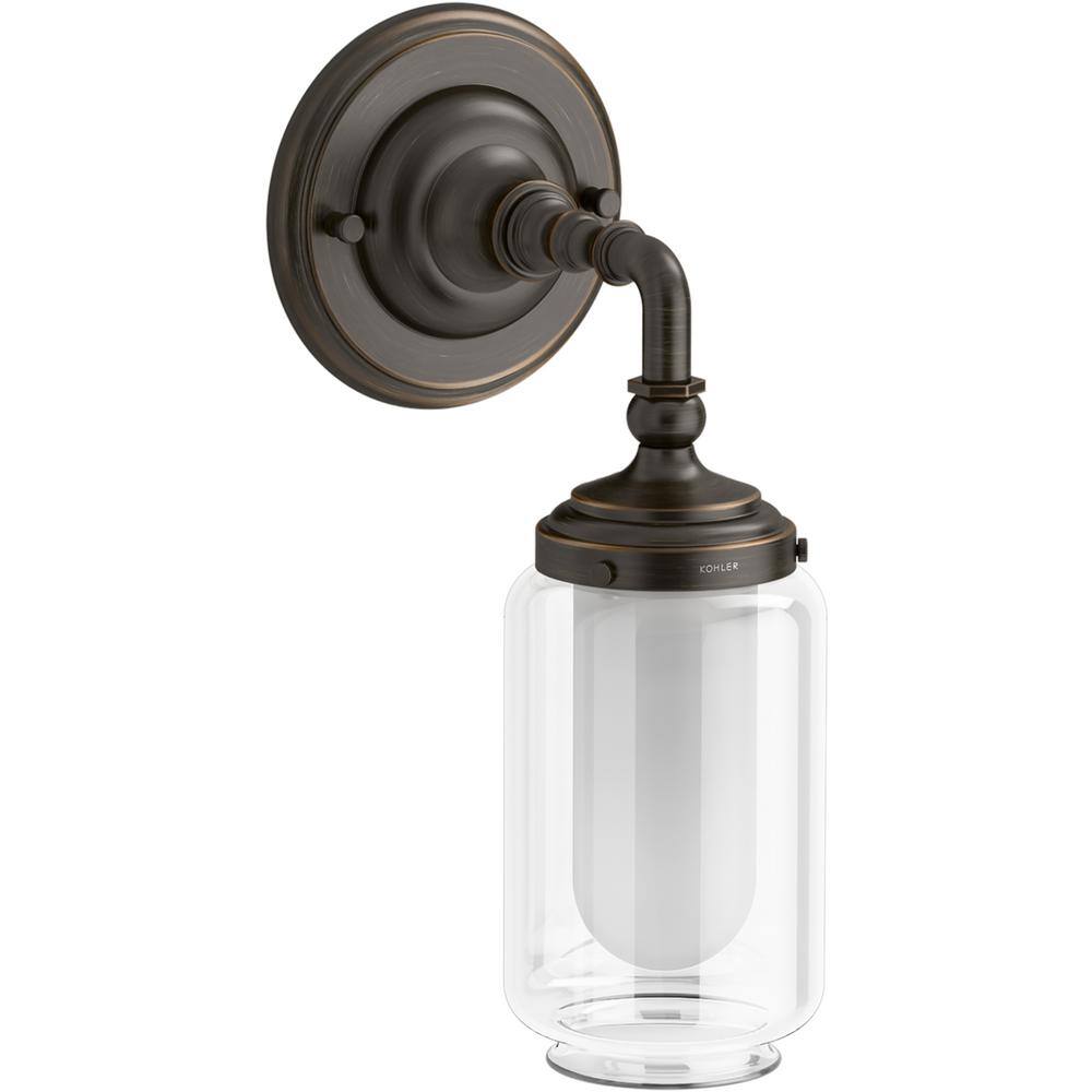Oil Rubbed Bronze Dimmable Bathroom Vanity Light