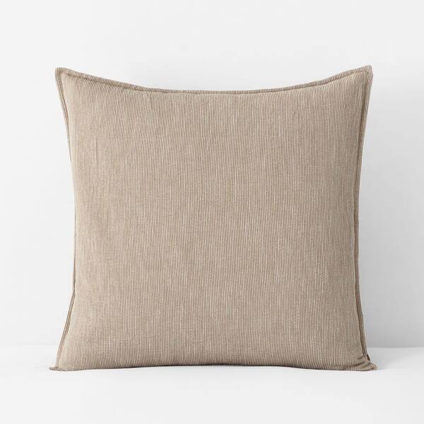 Company Cotton Mini Waffle Wheat Euro Sham