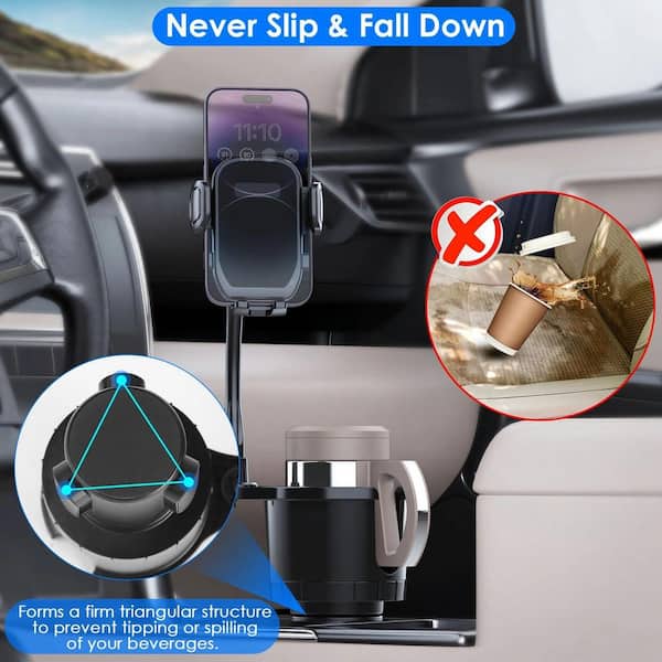 Car Cup Holder for Vent,[Innovative Design] 2-in-1 Multifunctional Car  Drink Holder + Phone Holder for Car Vent,Universal Car Interior Accessories  for