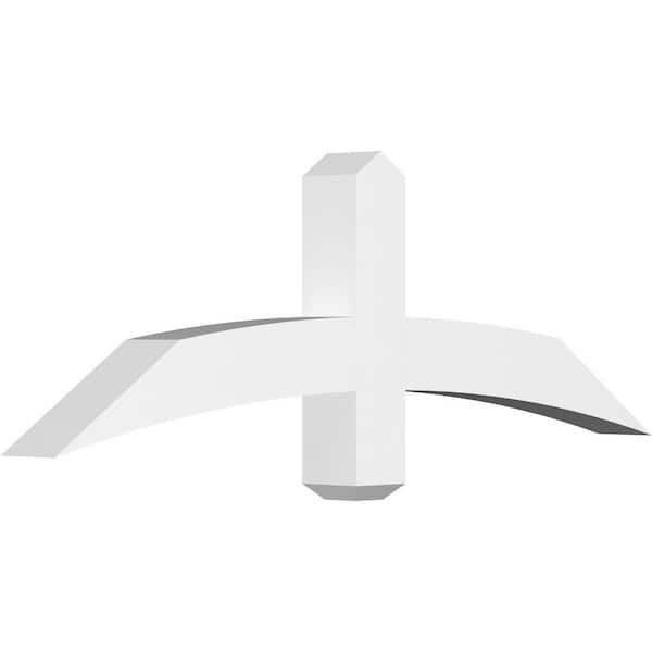 Ekena Millwork Bellingham 48 in. W x 16 in. H x 4 in. D Signature Polyurethane Bracket