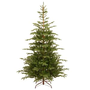 7-1/2 ft. Feel Real Norwegian Spruce Hinged Artificial Christmas Tree