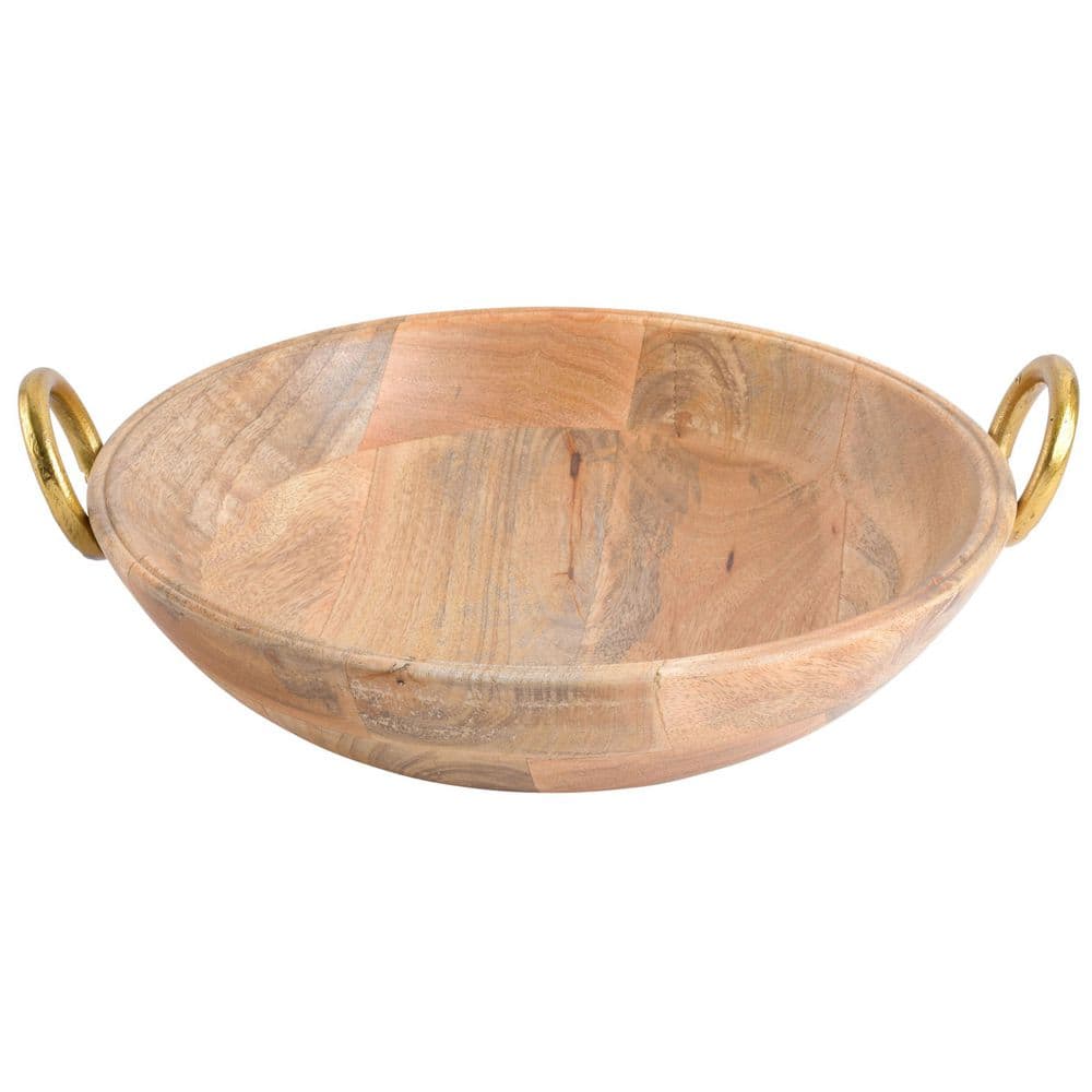 Karahi Serving Bowl - Pure Copper & Stainless Steel 48 oz (8 Diameter)