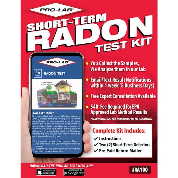 PRO-LAB Radon Gas Test Kit