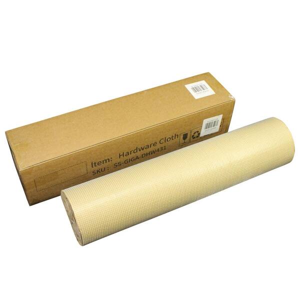 WELLFOR 3 ft. H x 100 ft. W Galvanized Iron 23-Gauge Chain Link Fabric Roll in Silver