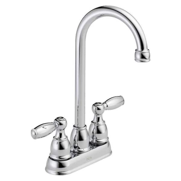 Delta Foundations 2-Handle Bar Faucet in Chrome