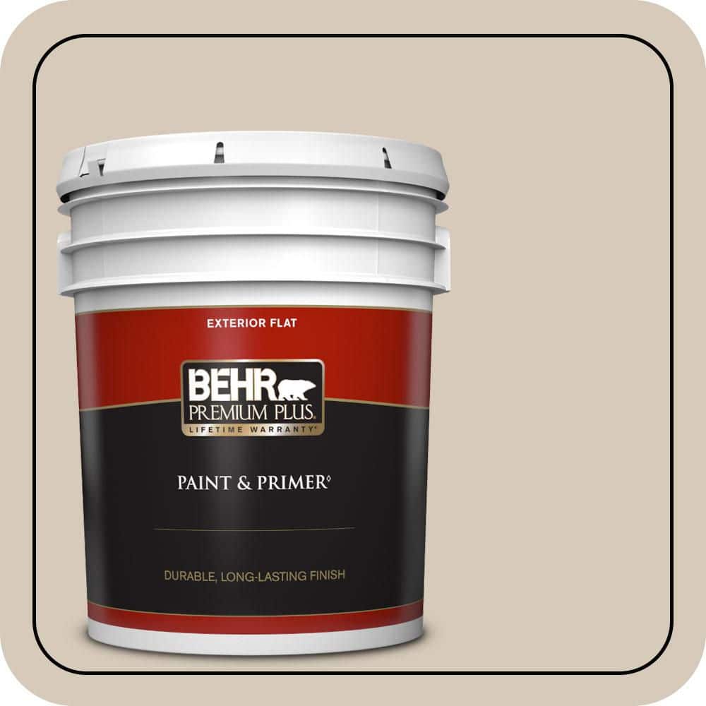 5 gal. #PPU5-12 Almond Wisp Flat Exterior Paint & Primer price history on PriceWatchPro