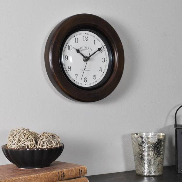 FirsTime & Co. Evans 7.5 in. Wall Clock