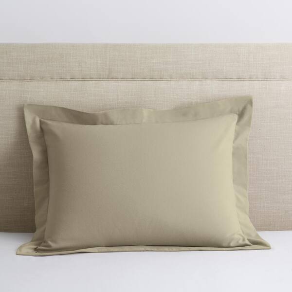 The Company Store Legacy Velvet Flannel Thyme Solid Standard Sham