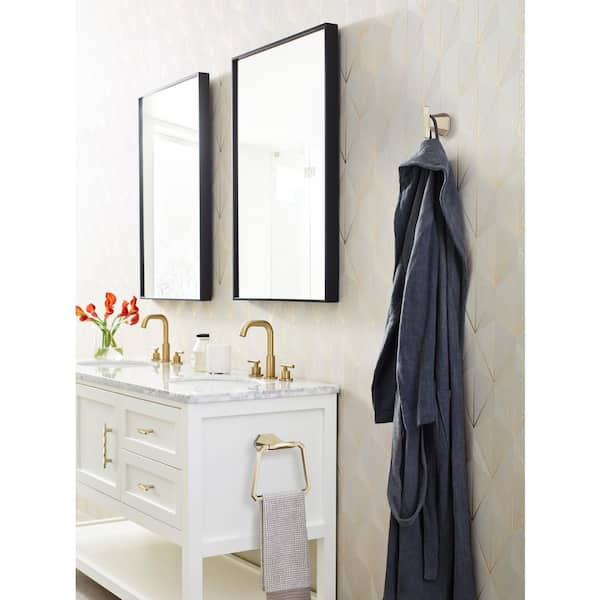 St. Vincent Knob Single Robe Hook in Golden Champagne
