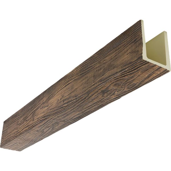 Heritage Timber 7.5 in. x 7.5 in. x 20 ft. Mena Kona Brown Faux Wood Beam