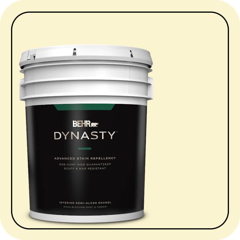 5 gal. #P310-1 Effervescent Semi-Gloss Enamel Interior Stain-Blocking Paint & Primer price history on PriceWatchPro