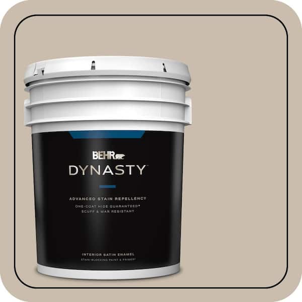 BEHR DYNASTY 5 gal. #T13-8 Matrix Satin Enamel Interior Stain-Blocking Paint and Primer