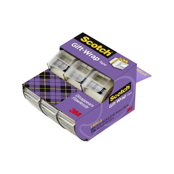 3M Scotch Magic Tape 4-Pack 25-ft x 0.75-in Multipurpose Tape in the  Multipurpose Tape department at