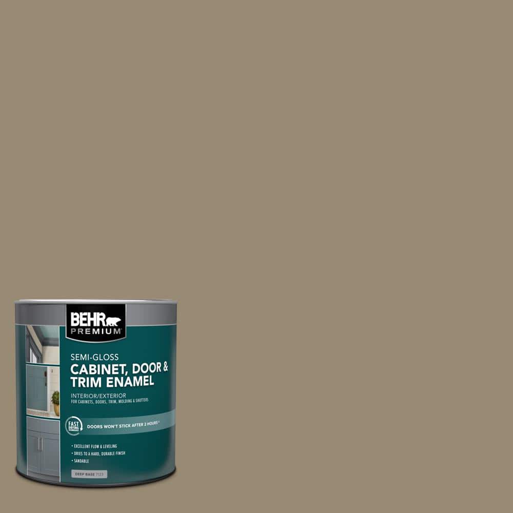1 qt. #N310-5 Weathered Fossil Semi-Gloss Enamel Interior/Exterior Cabinet, Door & Trim Paint price history on PriceWatchPro