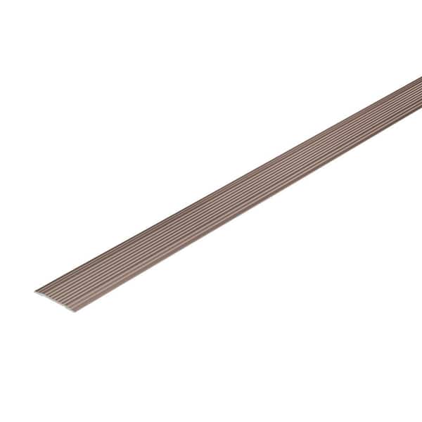 M-D Building Products Cinch 1.25 in. x 36 in. Spice Fluted Seam Cover Transition Strip