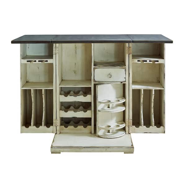 Picket House Furnishings Nixie White/Grey 27 in Bench