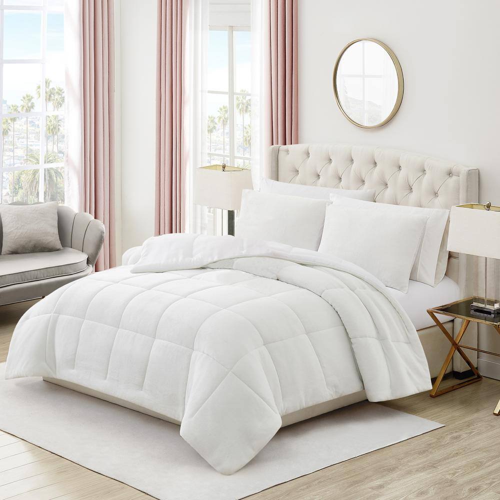 Elegante Faux Silk Comforter Set Luxury Bedding