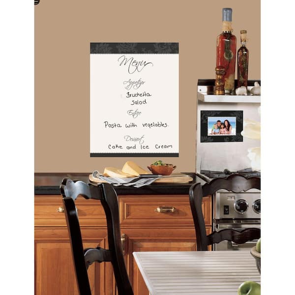 RoomMates Dry Erase Menu Peel and Stick Giant Wall Decal