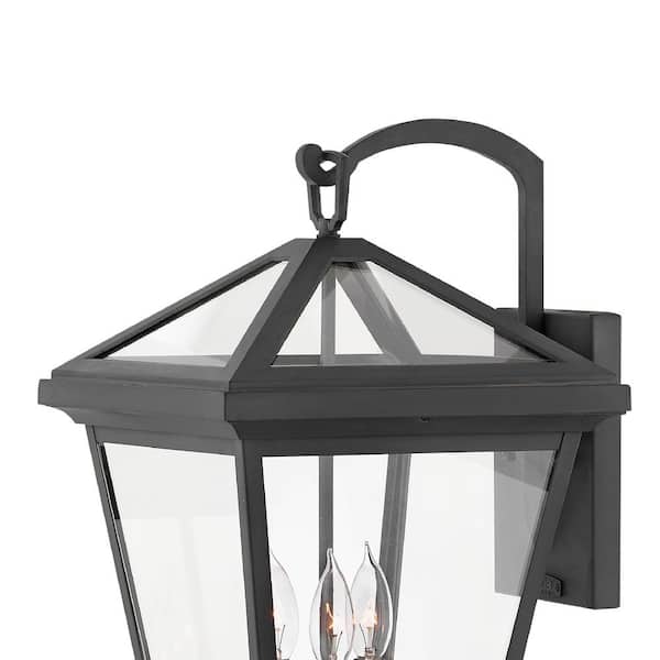 HINKLEY - Alford Place Large Museum Black Outdoor Wall Mount Lantern