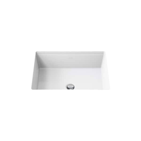 KOHLER Cursiva 19.8 in. x 15.63 in. Undermount Bathroom Sink in