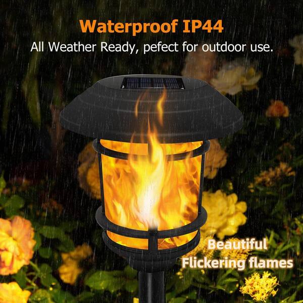 Garden Mile Solar LED Torch Light Set Of 6 Flickering Dancing Solar - View #11