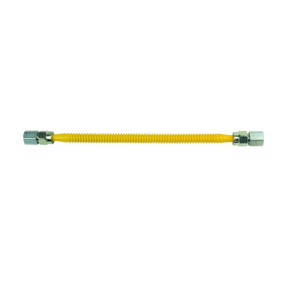 ProCoat 3/8 in. FIP x 3/8 in. FIP x 12 in. Stainless Steel Gas Connector 3/8 in. O.D. (48,000 BTU) price history on PriceWatchPro