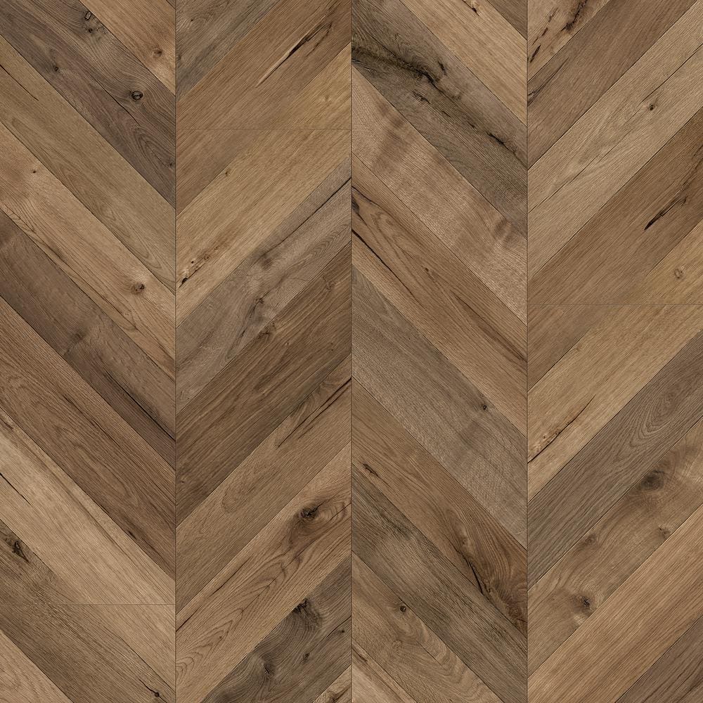 Oak Fortress Ashford 8 mm T x 9.6 in. W Laminate Wood Flooring(29.06 sq. ft./case)