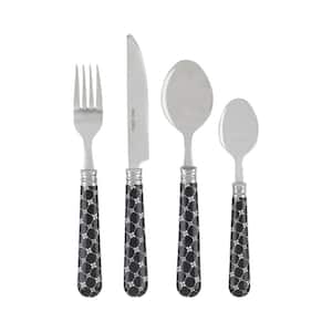 Bistro 16-Piece Abstract Butterfly Stainless Steel Flatware Set (Service for 4)