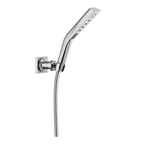 3-Spray Patterns 1.75 GPM 1.81 in. Wall Mount Handheld Shower Head with H2Okinetic in Lumicoat Chrome