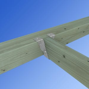 PF 18-Gauge ZMAX Galvanized Post Frame Hanger for 2x4 Nominal Lumber
