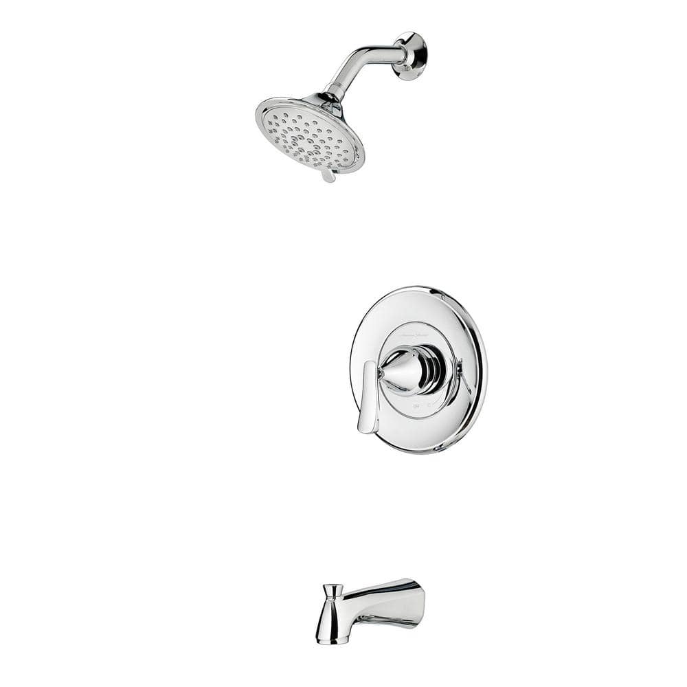Brushed Nickel Wall Mounted Tub and Shower Trim Kit