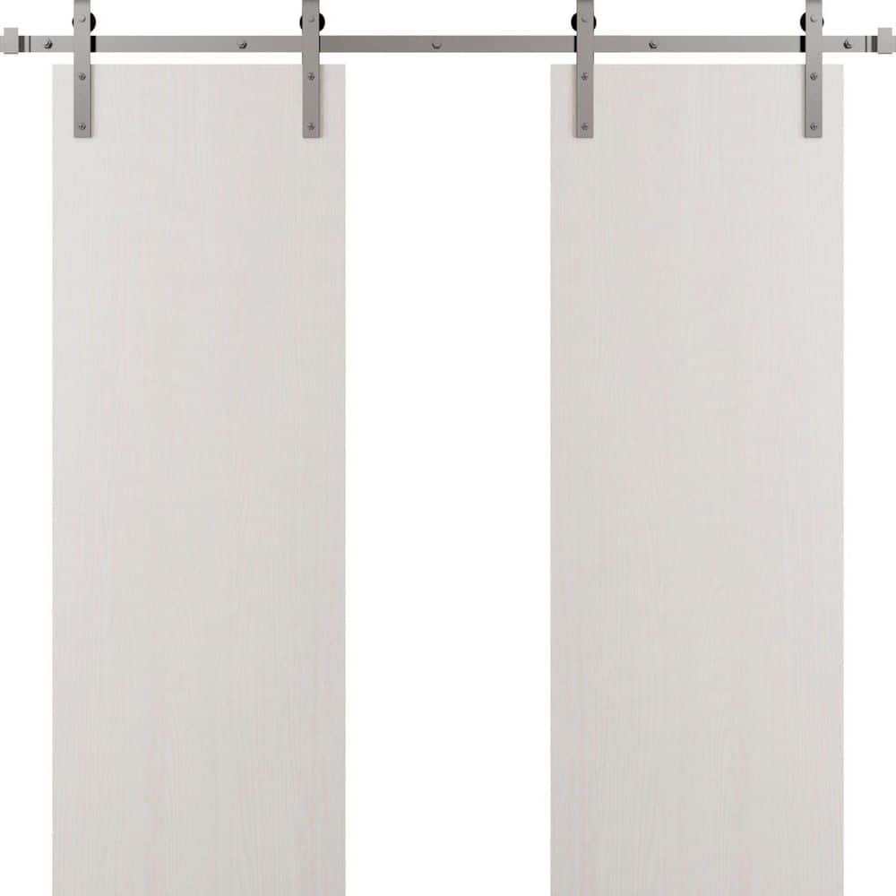 3011 36 in. x 96 in. Sold Core Ash Franko Color Wood Sliding Barn Door with Hardware Kit price history on PriceWatchPro